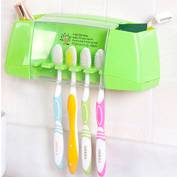 Подставка для зубных щеток и пасты ST SM-MJ001/GN цвет зеленый, картинка 2
