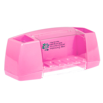 Подставка для зубных щеток и пасты ST SM-MJ001/PK цвет розовый