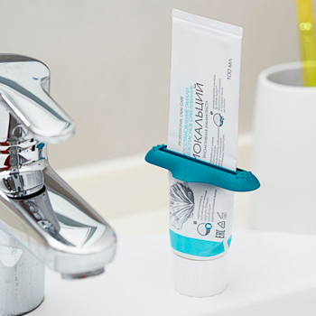 Пресс для выдавливания зубной пасты из тюбика цвет зеленый, картинка 2