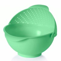 Миска-дуршлаг для мойки зелени, овощей и фруктов SM-KT002/GN
