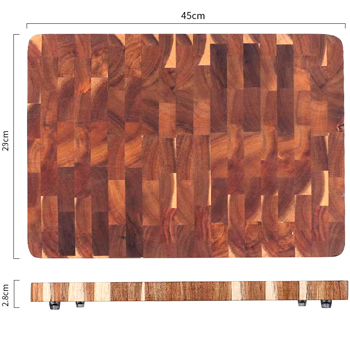 Доска разделочная деревянная из акации 45 x 29 см (ручная работа), картинка 4