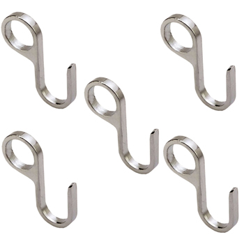 Крючки одинарные Z-8 для трубы D=16 мм несъемные (набор 5 шт.)