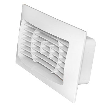 Вентиляционная решетка '612 РСФ' с фланцем 60х120 мм