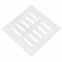 Вентиляционная решетка-задвижка 160х160 белая