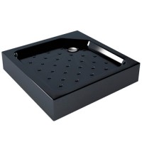 Поддон для душа акриловый BLACK N 'КВАДРАТ' 900х900