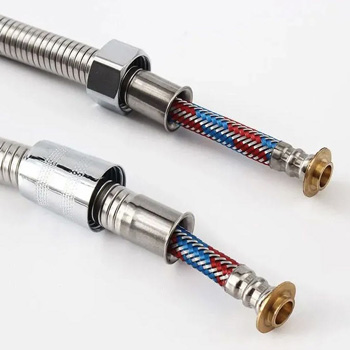 Шланг для биде (гигиенического душа) 1/2'х1/2' Конус 150 см (с защитой от разрыва), картинка 2