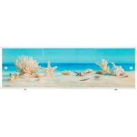 Экран под ванну ПВХ МетаКам Премиум АРТ 168 см 'ПЕСЧАНЫЙ БЕРЕГ'