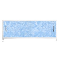 Экран под ванну ВладЭк 'STEEL №60' 150 см голубой иней