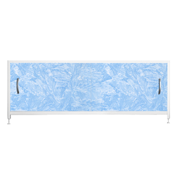 Экран под ванну ВладЭк 'STEEL №60' 150 см голубой иней