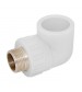 Угол полипропиленовый W - L25M3 25 - 1/2' M (белый)...