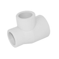 Тройник полипропиленовый ST W - T 252020 25-20-20 мм (белый)