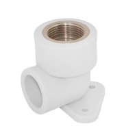 Угол полипропиленовый W - W25F3 25 - 1/2' F настенный (белый)