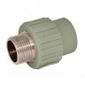 ФИТИНГИ ПОЛИПРОПИЛЕНОВЫЕ PPR-C D25 СЕРЫЕ