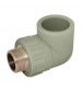 Угол полипропиленовый ST L25M4 25 - 3/4' M (серый)...