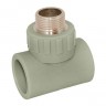 ФИТИНГИ ПОЛИПРОПИЛЕНОВЫЕ PPR-C D25 СЕРЫЕ