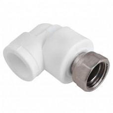 Угол с накидной гайкой полипропиленовый W - LH32F5 32 - 1' F (белый)