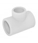 Тройник полипропиленовый W - T 634063 63-40 мм (белый)...