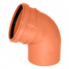Канализационный отвод наружный РОССИЯ 110 мм угол 67 град.