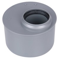 Канализационный переходник VALFEX 110/50 мм короткий экстентрический