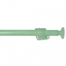 Карниз для ванной раздвижной (120-205) цвет зеленый