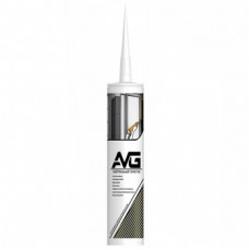 Герметик силиконовый AVG нейтральный цвет белый (280 мл)