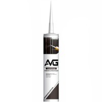 Герметик силиконовый AVG санитарный прозрачный (280 мл)