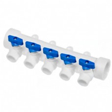 Коллектор полипропиленовый W-40х20х5 (синяя ручка)