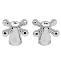 Ручка для смесителя маховик 'КРЕСТ' 'квадрат' (комплект 2 шт.)