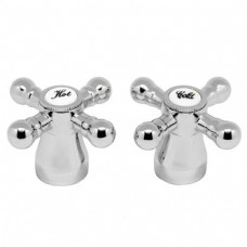 Ручка для смесителя маховик 'КРЕСТ' 'квадрат' (комплект 2 шт.)