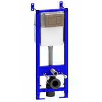 Комплект инсталляция для установки унитаза УКЛАД 'СИ 01.04.54.00.1' панель матовый глянец