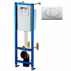 Инсталляция для установки унитаза SIAMP 'ВСМ VERSO 350' панель хром