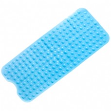 Коврик для ванной ПВХ SM-PV104/BL (40х100) цвет голубой
