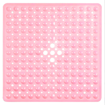 Коврик для душевой кабины ПВХ SM-PF5454/PK 'КВАДРАТ' (54х54) цвет розовый