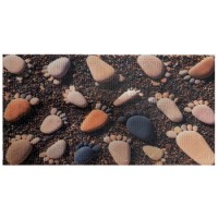 Коврик придверный PHOTOPRINT 'ПЛЯЖНЫЕ СЛЕДЫ' (40х60)
