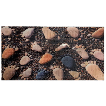 Коврик придверный PHOTOPRINT 'ПЛЯЖНЫЕ СЛЕДЫ' (40х60)