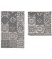 Набор ковриков SHAHINTEX LOOP ITALIANO 50*80+50*50 «мозаик...