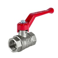 Кран шаровой VALFEX 2' ВН/ВН рычаг, латунный никелированный (11Б27фт1М)