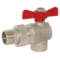 Шаровой кран SAS 2462 Американка угловой 1/2' FM