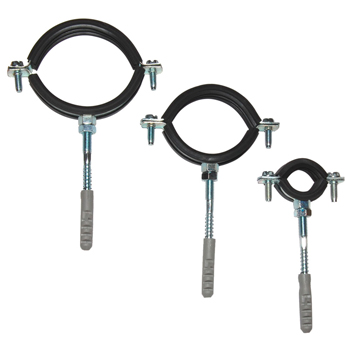 Хомут для труб 6' (155-162 мм) с резиновой прокладкой