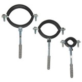 Хомут для труб 1' (32-36 мм) с резиновой прокладкой