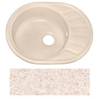 Мойка для кухни искусственный камень FОSТО 58-45 (800 замороженный персик)