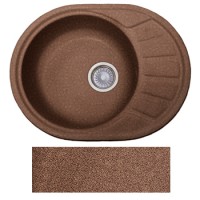 Мойка для кухни искусственный камень FОSТО 58-45 (330 ореховая карамель)