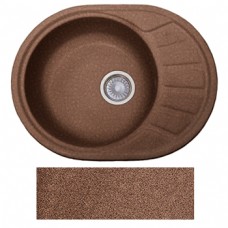 Мойка для кухни искусственный камень FОSТО 58-45 (330 ореховая карамель)