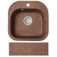 Мойка для кухни искусственный камень FОSТО 48-49 (330 ореховая карамель)