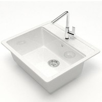 Мойка Джеки Z9G31 (белая) BERGG lab.глянцевая