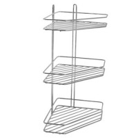 Полка РОССИЯ 'МАРТА-3' угловая (нержавеющая сталь)