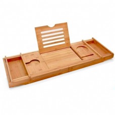 Полка-столик на ванну деревянная ST SM-ZY200
