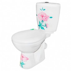 Унитаз-компакт ПКФ ФАРФОР 'ПИОН' (ручная роспись)