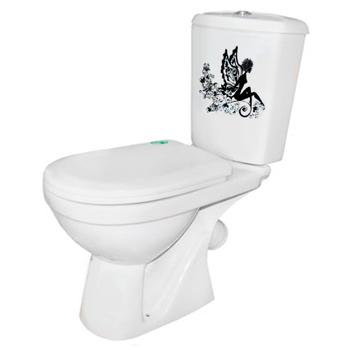 Унитаз-компакт ПКФ ФАРФОР 'ФЕЯ' (ручная роспись)