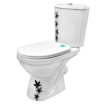 Унитаз-компакт ПКФ ФАРФОР 'ГРАФИКА' (ручная роспись)